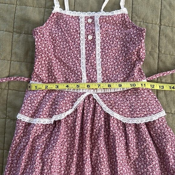 Renaissance Fairy Sleeveless Country Vintage Dress - Picture 4 of 8